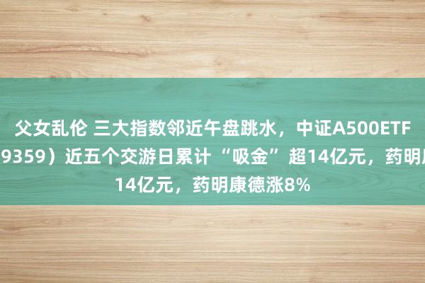 父女乱伦 三大指数邻近午盘跳水，中证A500ETF华安（159359）近五个交游日累计 “吸金” 超14亿元，药明康德涨8%