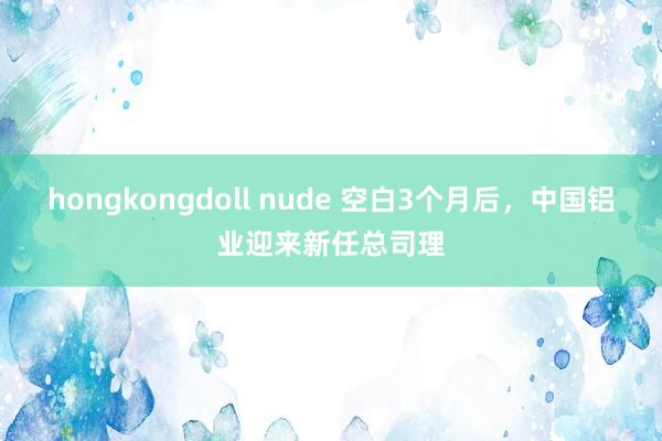 hongkongdoll nude 空白3个月后，中国铝业迎来新任总司理