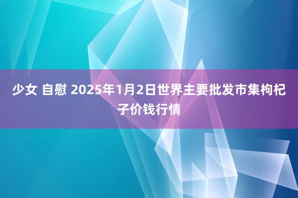 少女 自慰 2025年1月2日世界主要批发市集枸杞子价钱行情